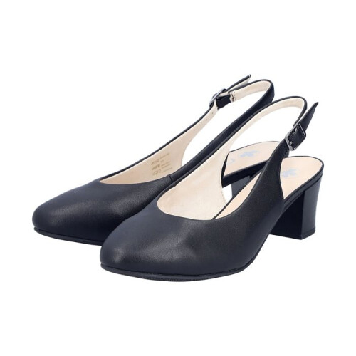 Rieker Escarpins Cuir à Talon Rieker Calf - Noir 2