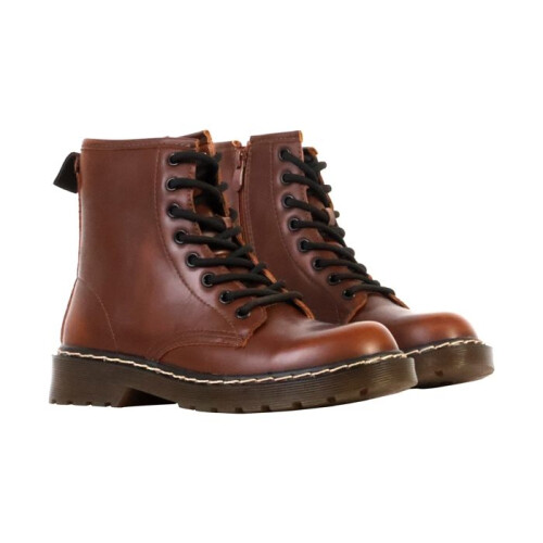Bottines à Lacets Super Mode - Marron 2