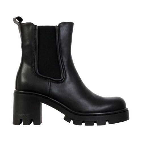 Bottines à Zip Super mode - Noir 1