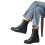 Bottines à Zip Super Mode - Noir 6