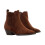 Bottines - SUPER MODE - LBS - Marron - Fermeture zip - Talon bloc 3
