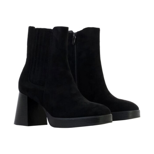 Bottines à Talon Zip Super Mode - Noir 2