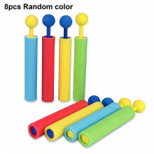 Colorful Extendable Water Gun Set, 8 Pcs Novelty Squirt Guns for Outdoor Beach Pool Play, Random Colors Summer Fun