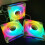 120x120x25mm PC Case Fan with Dynamic ARGB Color Effects Intelligent Temperature Based Speed Adjustment for Computer  Grey 3