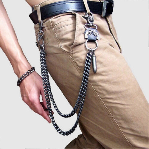 Strong Simple Twist Biker Trucker Keychain Key Jean Chain C8V5 Wallet 1