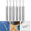 6pcs Soft Close Damper Replacement for Garbage Can Lid Nickel-Plated Iron Hydraulic Piston 8