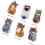 6pcs Bird Window Cling Static Cling Decal PVC Electrostatic Film Creative Design Assorted Color 2
