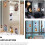 6pcs Bird Window Cling Static Cling Decal PVC Electrostatic Film Creative Design Assorted Color 4