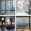 6pcs Bird Window Cling Static Cling Decal PVC Electrostatic Film Creative Design Assorted Color 3