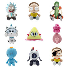 (One-eyed morty, 22cm) Rick and Morty Plush Toy Rick and Morty Anime Stuffed Doll Soft Plush Cute Gift Home Decor 30cm