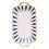 Wood Grain Fish Plate Ceramic Sushi Plate for Storage Use 1Pcs Blue 1
