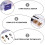 60 Sets Pacifier Shape Drawer Pull Knobs Screwdriver and Punch Tool 8