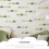 6 Sheets Half Dot Pattern Wall Decal PVC Dot Decal 12x12inch 7