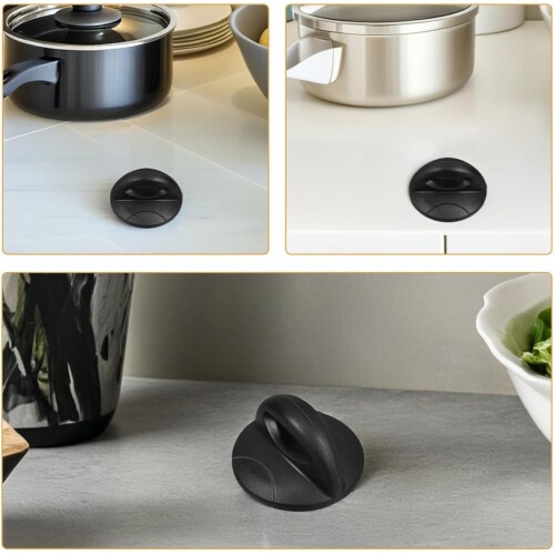 7pcs Replacement Pot Lid Knobs for Glass Saucepan Covers, Ergonomically Designed Bakelite Handles 2