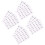 60pcs Adhesive Cosmetic Sticker for Spray Empty Bottle Identification Label for Cosmetic Sorting 8
