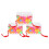 Electric Hip Shake Game Shaking Ball Game for Group Play 3Sets 1