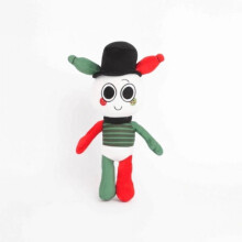 (Gray 20*10*28cm/133g, As shown in the picture) Dandy's World Plush Scraps Game Toy Soft Cute Collectible 25cm
