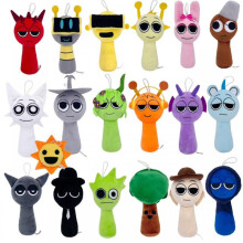 (No. 21 [20*10cm] 45 grams, In stock) Sprunki Plush Toy Rhythm Box Incredibox Accessories New Plush Doll Cute Collectible Gift