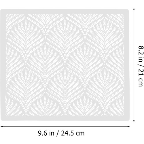 6pcs Decorative Cake Stencils Baking Tools Reusable Easy to Operate Premium Pet 1