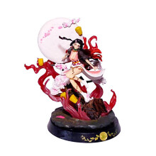 (Demon slayer 9 sets) Nezuko Figure Kimetsu no Yaiba Demon Slayer Anime Mascot Small Burst Blood Demon Transformation Collectible Toy