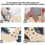 6pcs Adjustable Wooden Sock Stretchers Set with Snowflake Design Sock Knitting Forms 3