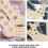 6pcs Adjustable Wooden Sock Stretchers Set with Snowflake Design Sock Knitting Forms 7