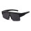Polariserte Clip-on Solbriller - Glossy Black Frame 1