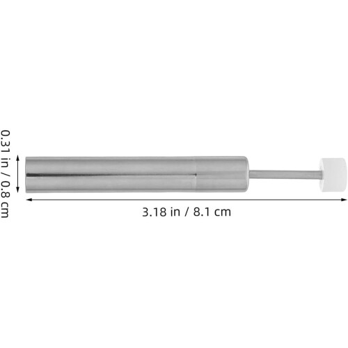 6pcs Soft Close Damper Replacement for Garbage Can Lid Nickel-Plated Iron Hydraulic Piston 1