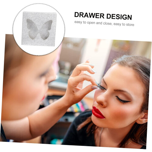 60pcs Empty Lash Packaging Box for False Eyelashes Storage Case Organizer Lid Storage Box for Eyelash Trays 2