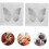 60pcs Empty Lash Packaging Box for False Eyelashes Storage Case Organizer Lid Storage Box for Eyelash Trays 5