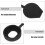 6pcs Plastic Bin Lid Train Garbage Lid Trash Bin Cover Rainproof User-friendly Design Black 3