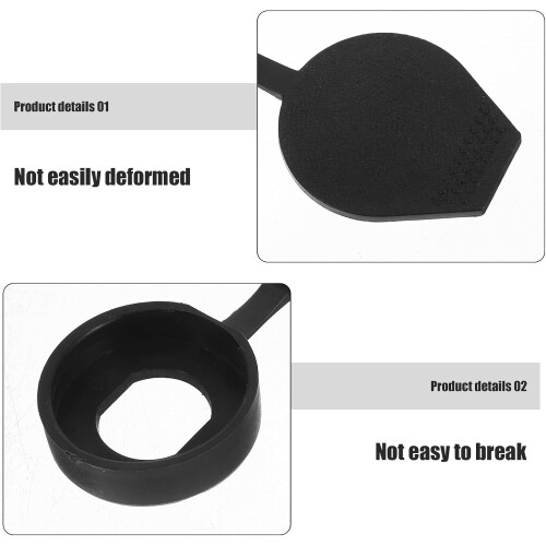 6pcs Plastic Bin Lid Train Garbage Lid Trash Bin Cover Rainproof User-friendly Design Black 2