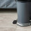 6pcs Plastic Bin Lid Train Garbage Lid Trash Bin Cover Rainproof User-friendly Design Black 5