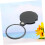 6pcs Foldable Magnifying Glasses Handheld Reading Magnifier Set Portable Leather Magnifier 2
