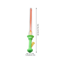 Bubble Maker Wand Sword-Shaped for Carnival Assorted Color Bubbles 4Pcs