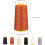 6pcs Polyester Sewing Machine Thread Set 3000 Yards Assorted Colors Bobbin Embroidery Threads 2