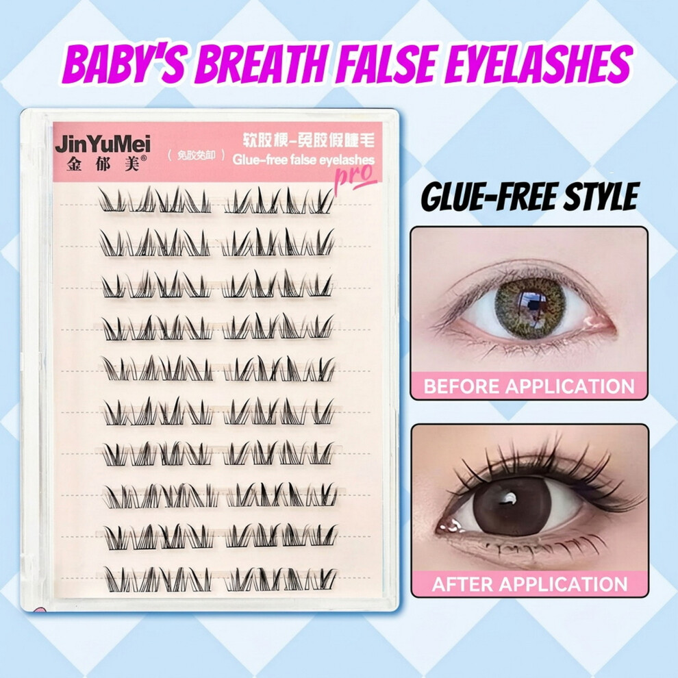 Zhouq-Outdoors Starry Fiber Lashes 10Pk - Lightweight & Comfortable