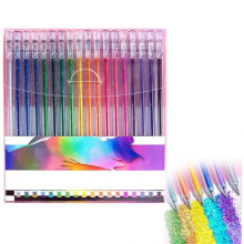 Glitter Gel Pen Set, 18 PCS Glitter Gel Pens Colored Glitter Markers