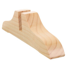Beige Wooden Room Divider Stand Base for Home Screen Support