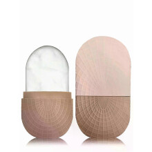 (1PC-Brown) 2025 Silicone Ice Roller Massager for Face, Eyes - Natural Skin Care, Cooling and Eliminating Eye Bags, Reusable and Soothing