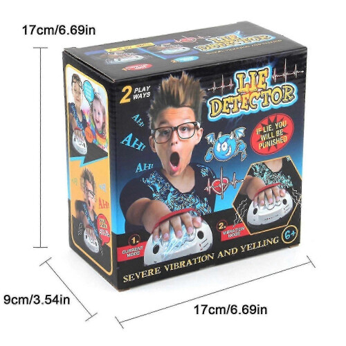 Micro Electric Shocking Lie Detector Safe Polygraph Test Machine Toy Party Use 1