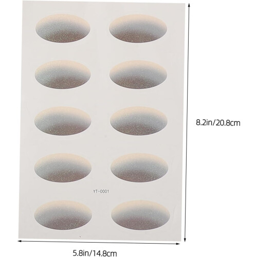 6 Sheets Eyeshadow Stickers for Women Gradient Temporary Eye Makeup Lightweight Breathable Design 1