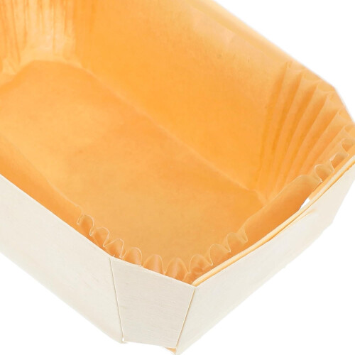 6pcs Rectangular Poplar Bread Pan Non-Stick Loaf Mold No Bottom Uniform Heat Conduction Oven Bakeware 2