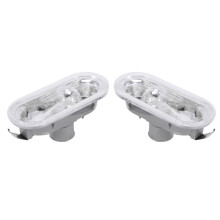 2Pcs Car-Styling Side Repetidor de la LáMpara de la Luz de SeñAl de para Leon 2000-2006 1J0949117