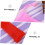6pcs Soap Pouch Foaming Nets Mesh Soap Holder for Face Cleansing and Shower Use 5