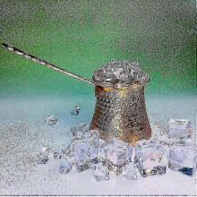 320ml Copper Turkish Coffee Pot for Authentic Brewing Experience