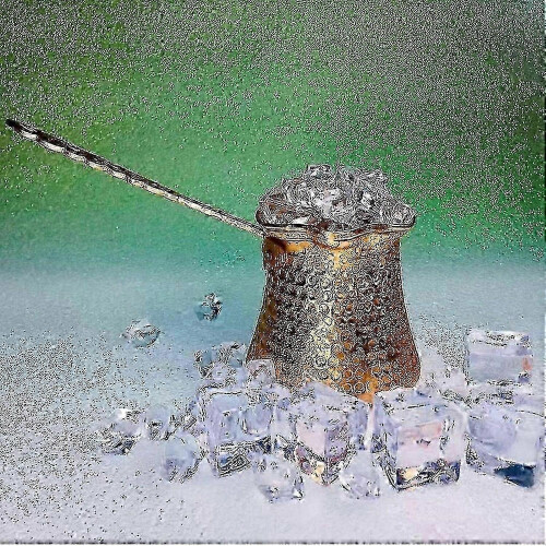 320ml Copper Turkish Coffee Pot for Authentic Brewing Experience