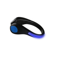 (Blue)Led Luminous Shoe Clip Light Night Safety Warning Flash Running Bike Cycling