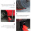Car Rubber Jack Pad Auto Jack Pad Adapter Frame Rail Protector Black 3