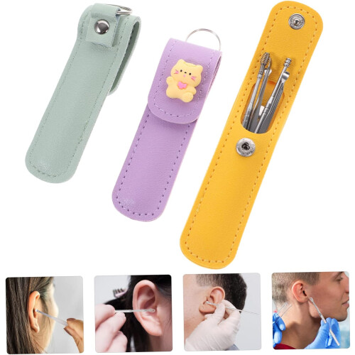 6sets Earwax Picker Cartoon Ear Cleaning Tool Digger Spoon 2